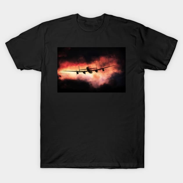 Lancaster Blitz T-Shirt by aviationart